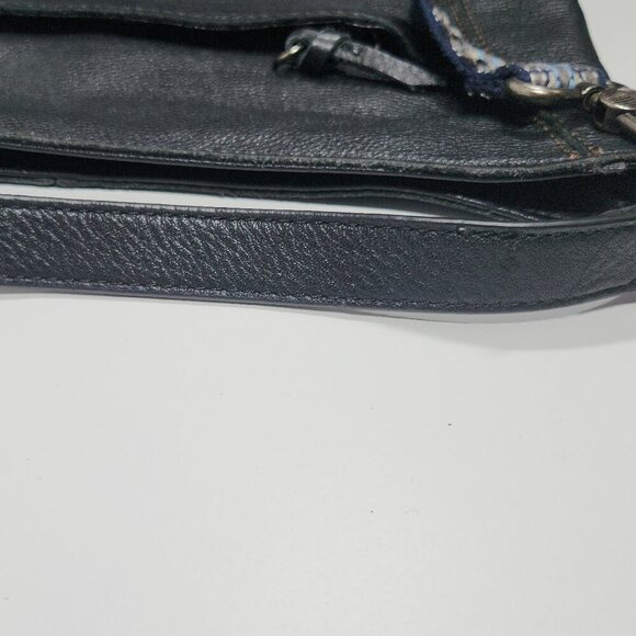 The Sak Leather Crossbody Bag Purse Black - Picture 14 of 16